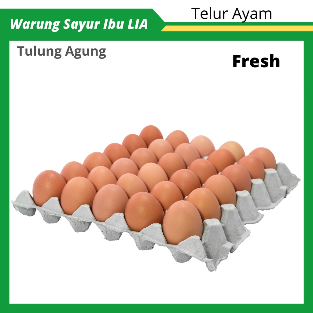 

Telur Ayam Negeri Pilihan Satu Pak Isi 10pcs Bahan Pokok Sembako Murah Tulungagung