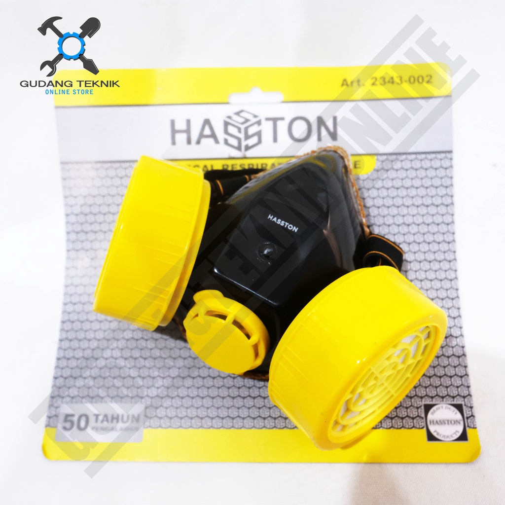 Masker Hidung Engkel SINGLE DOUBLE HASSTON PROHEX 2343-001 / Masker Respirator Moncong Babi Filter Chemical Respirator