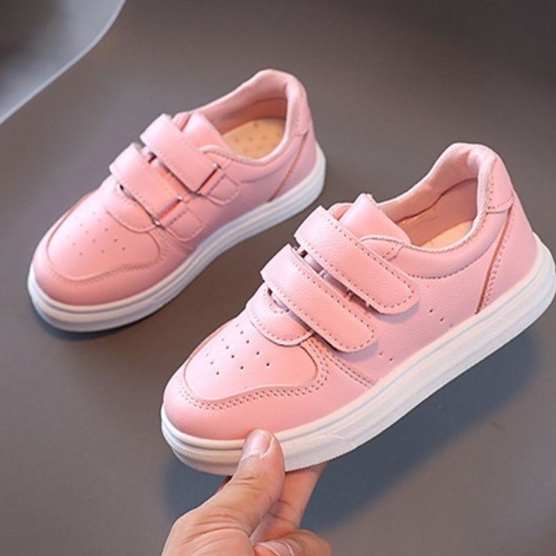 Cuci Gudang A06 Sepatu Sneakers Terbaru Anak Laki - Laki Perempuan Velcro / Sport Shoes Kids