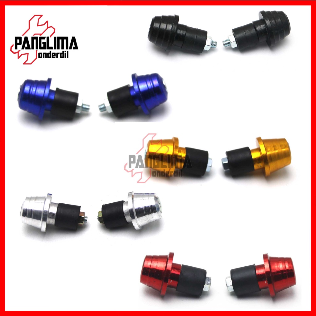 Bandul Stang Untuk Semua Jenis Motor-Universal Jalu Setang Stir Variasi Merah-Emas-Biru-Silver 1 Set-2 Pcs