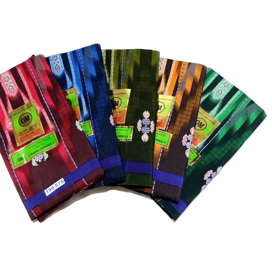 *BestSeller* Sarung Laki Laki Samarinda OM Silky Dewasa Ukuran JUMBO 100% Awet ?