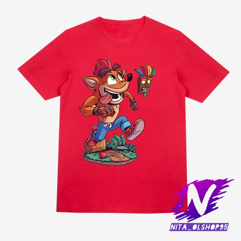 crash bandicot baju anak ctr crash bandicoot