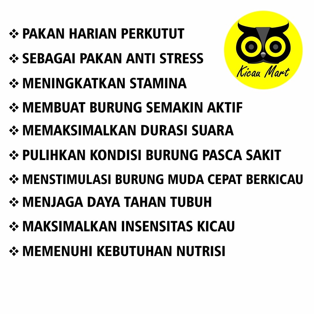 PAKAN MAKANAN HARIAN BURUNG PERKUTUT BIJI MILET JAMU RAMUAN ASLI PUSAKA MADURA ALAM SAKTI PKNBR1AS