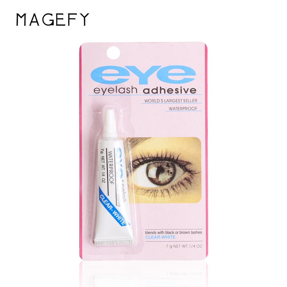 MAANGE Bulu Mata Eyelash Lem Bulu Mata Palsu Bening Dan Hitam False Eyelashes Glue Clear Black Bukan DUO 7161