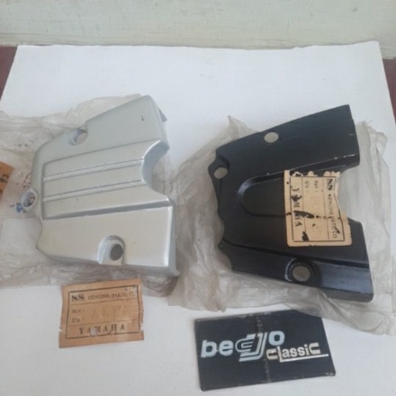 TERLARIS cover tutup bak gear gir rantai depan YAMAHA ALFA SIGMA CHAMP nos bukan ori sgp