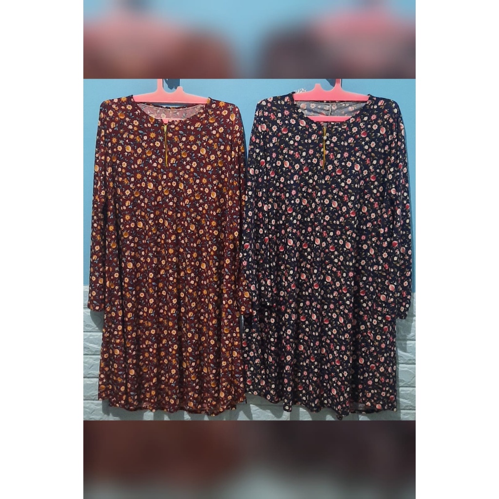 TUNIK MELATI JERSEY KOREASUPER JUMBO LD 120-160 PB 105