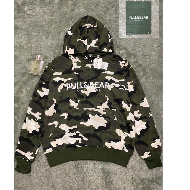 See More--FREE PAPER BAG JAKET HOODIE PULL & BEAR LORENG CAMO IMPORT / SWEATER PULL AND BEAR FULL LE