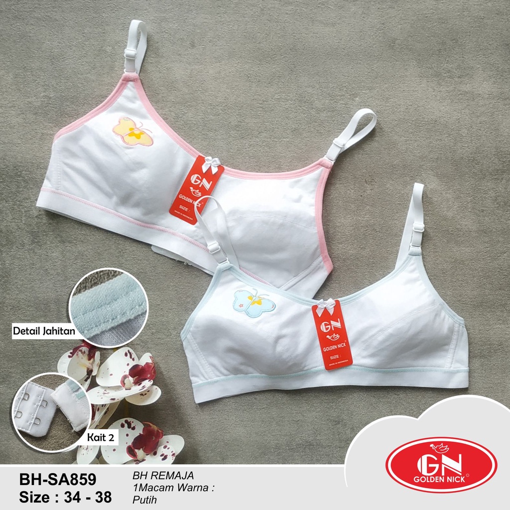 1 Pc BH Bra Remaja Golden Nick AB859 Pakaian Dalam Anak Perempuan Wanita