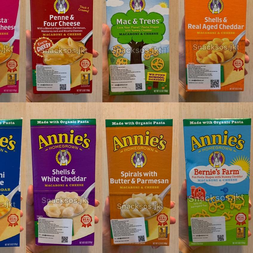 

ANNIE’S HOMEGROWN MACARONI & CHEESE / PENNE / BERNIE’S FARM - PASTA USA