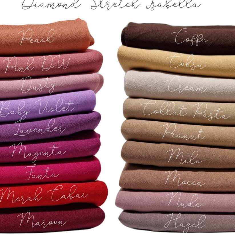 (jcri -574) [Size XL] Hijab Anak Jilbab Anak Bergo Maryam Diamond Strecth untuk Anak Usia 8-12 Tahun