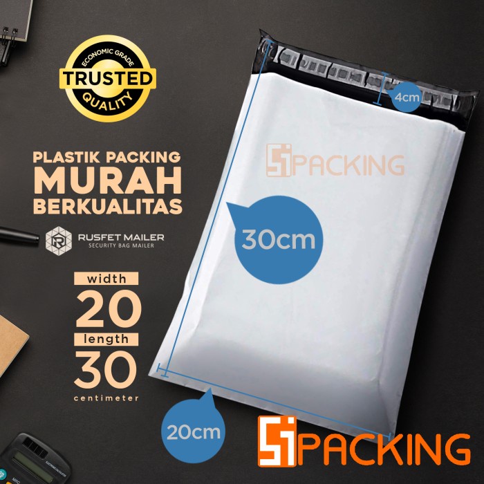

Buruan Plastik Polymer Kantong Polymailer Amplop Online Shop Putih 20Cmx30Cm Trendi