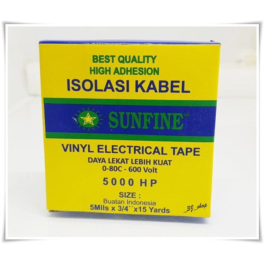 

0376-Solasi Merk Sunfine Top Quality / Solasi Sunfine / Perekat Sunfine Kuat / Perekat Serbaguna Sunfine / Tape Solasi Isolasi Solatip Solatape Selotip