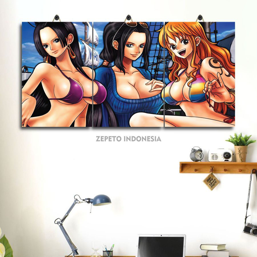 41-60 POSTER DINDING ONE PIECE HD 60X30 MULTI PANEL I2SPK/DQJKU/ POSTER KAYU ANIME WALLPAPER ONE PIE