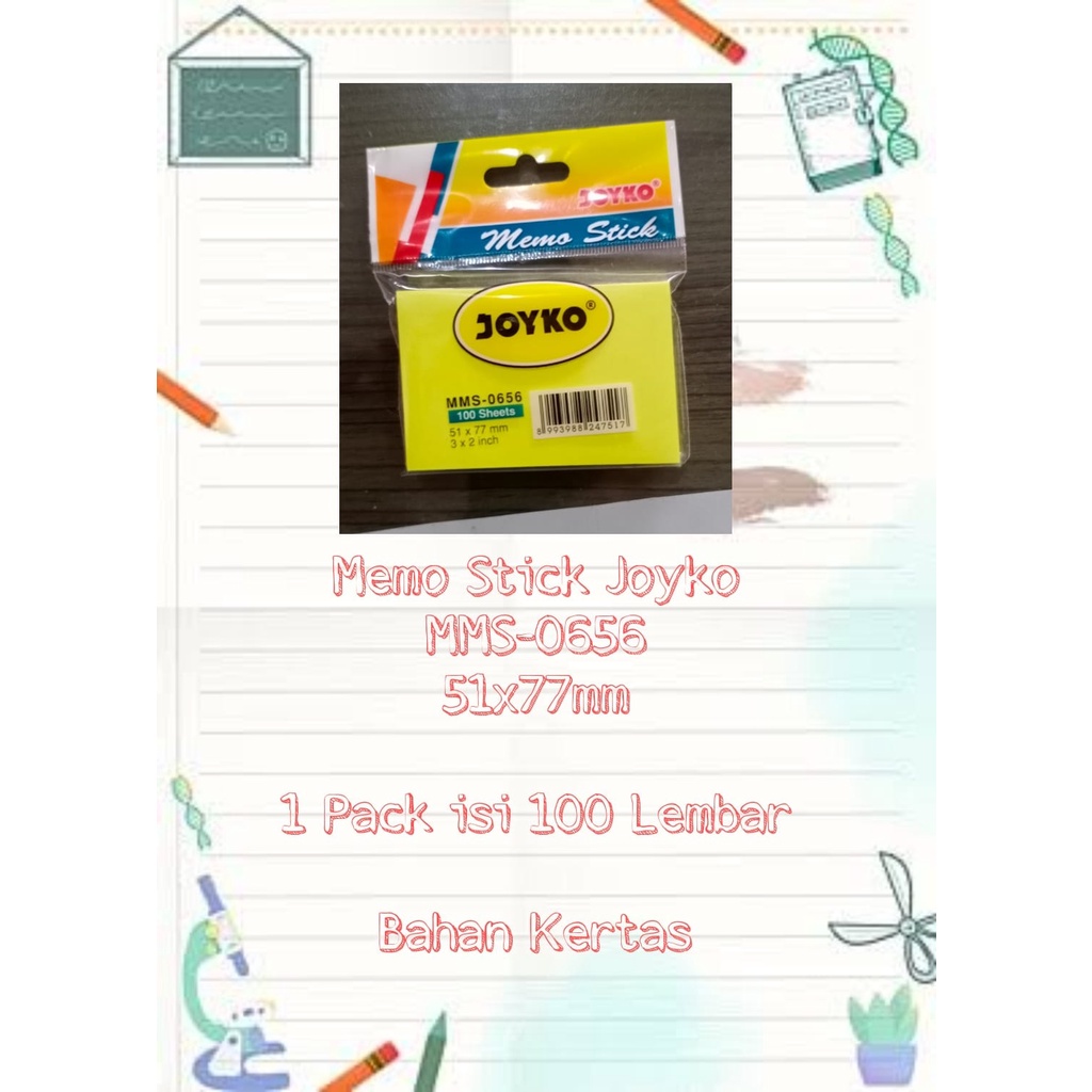 

Memo Stick Notes Joyko MMS - 0656