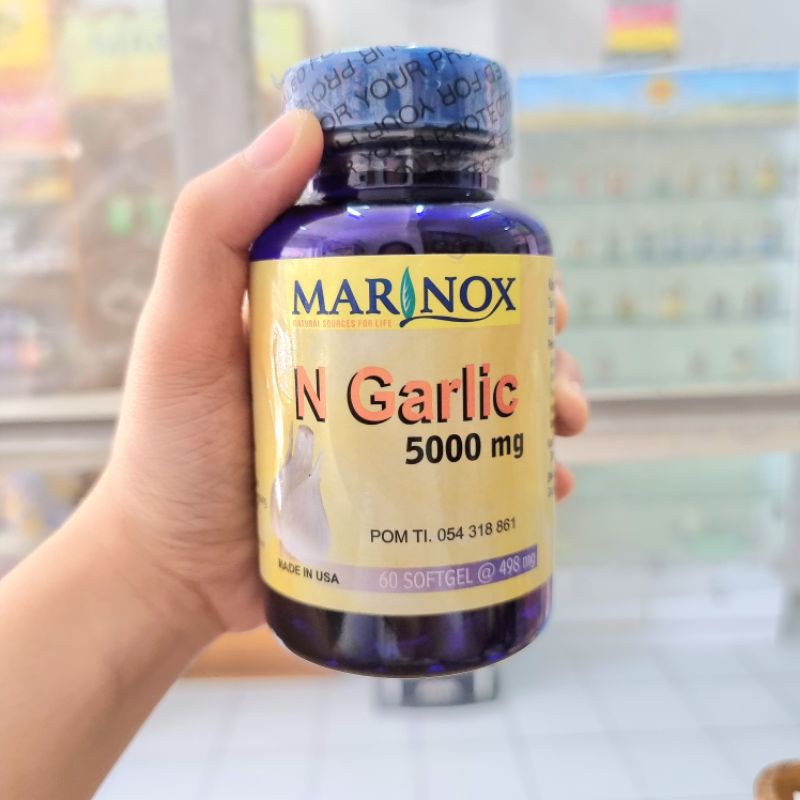 Marinox N Garlic 5000Mg 30'S - Kolestrol, Jantung, Hipertensi, Imun