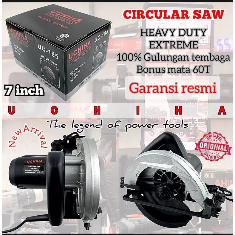 circular saw uchiha circle saw mesin gergaji kayu triplek UCHIHA asli orii