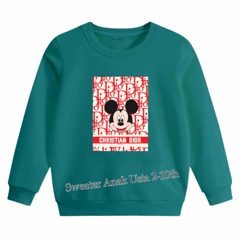 ((IB))SWEATER ANAK UNISEX/M1CK3Y DIGITAL SABLON