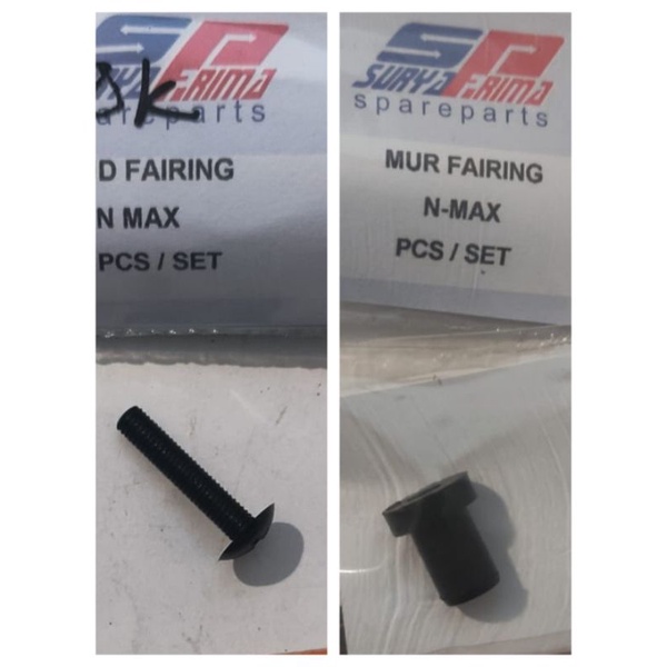 Baut / Mur Fairing NMAX Fering Faring Sayap Badan Screw Pan Body Kit Anti Redam Nut Bolt Baut Baud L
