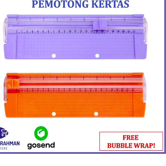 

FREE ONGKIR!Cutter Pemotong Potong Kertas Foto Portabel Paper Trimmer Scrapbook|RA5