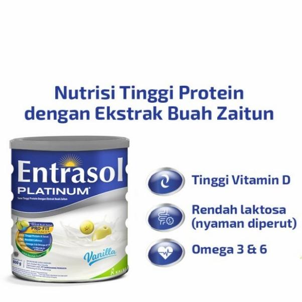 

[ COD ] entrasol platinum 800gr vanilla