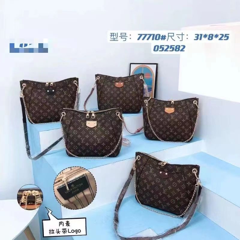 Tas Tote import Totebag LV 7710 Size 31 Bahan Premium