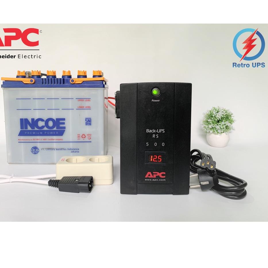 Paling Laris UPS Modif Aki Luar Power Inverter Otomatis APC RS500 Long Backup