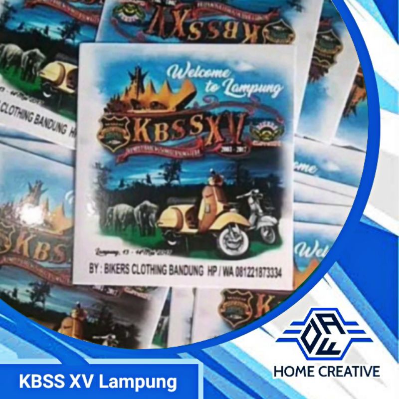 stiker event vespa kbss xv lampung