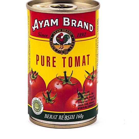 

Jangan ketinggalan--AYAM BRAND Tomato Pure 150gr - Saus Tomat Murni Pasta Sauce Kaleng Kecil