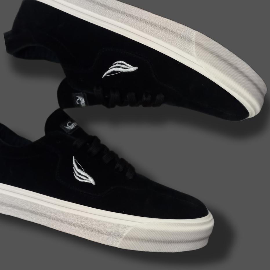 Stok Terbaru Sepatu Sneakers Original Geovinco Gloves Hitam Shoes Sekolah Pria Kasual Formal Santai 