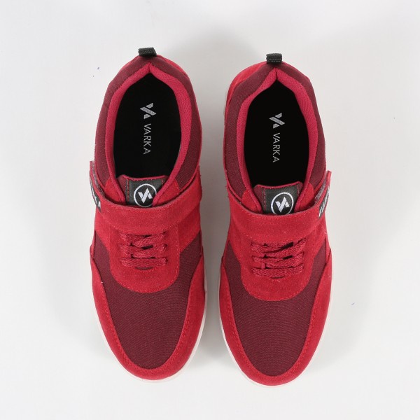 Sepatu Sneakers Wanita V 5541 Brand Varka Sepatu Kets Olahraga Kuliah Jalan Jalan Harga Murah Berkualitas Warna  Marun