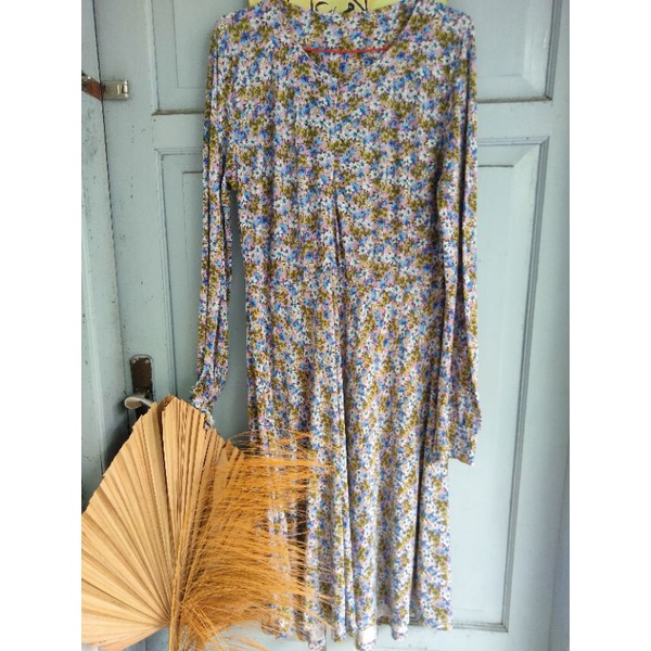 preloved tunik bunga