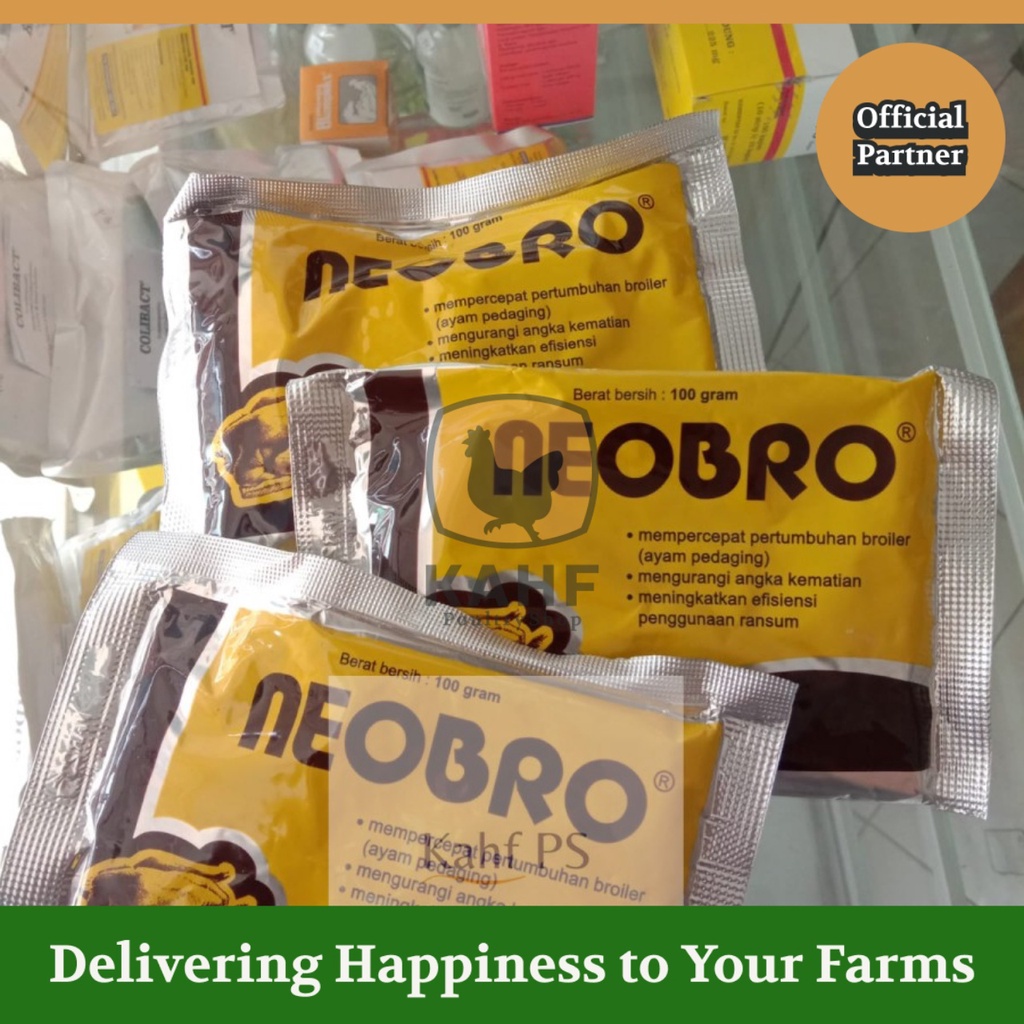 Neobro 100 gram Vitamin Penggemuk Ayam Broiler Pedaging