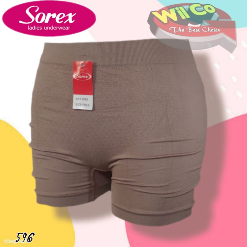 K596 - (Harga Per 1 Potong) SHORTPANTS CELANA DALAM STRETCH PENDEK WANITA SOREX RAJUT SEAMLESS FREE SIZE SETARA M - L