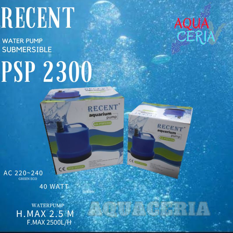 recent psp 2400 pompa celup air aquarium kolam pompa hidrofonik