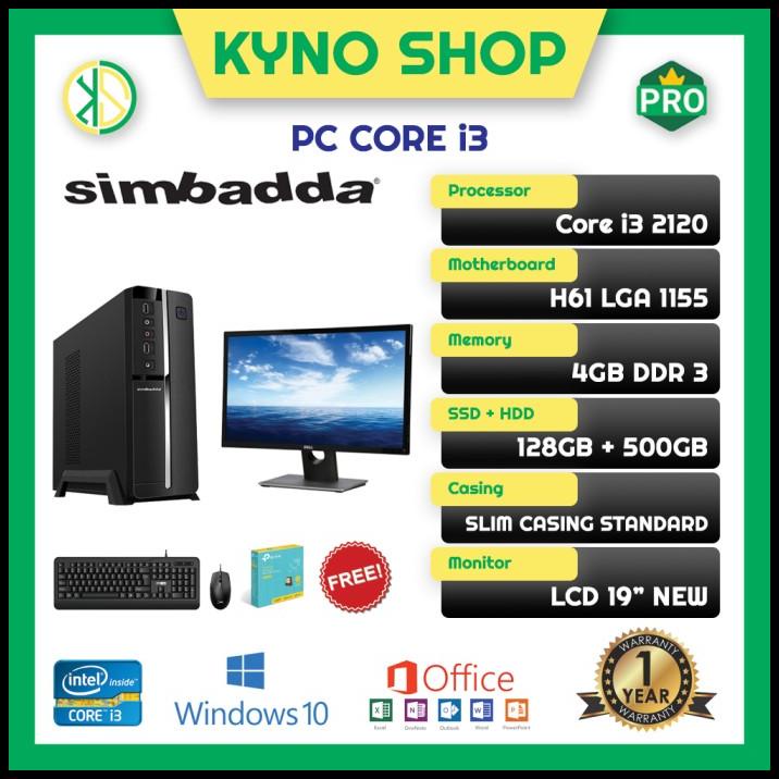 Mini Pc Rakitan Core I3 Lengkap ( Untuk Office , Admin , Sekolah )