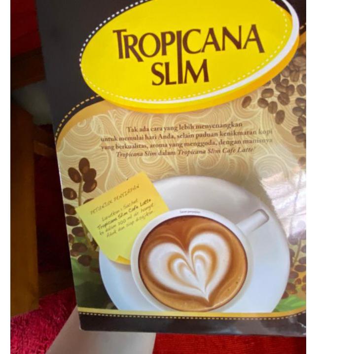 

10.10 SALE Tropicana Slim Cafe LatteIsi 1 Box @ 10 Sachet buruan