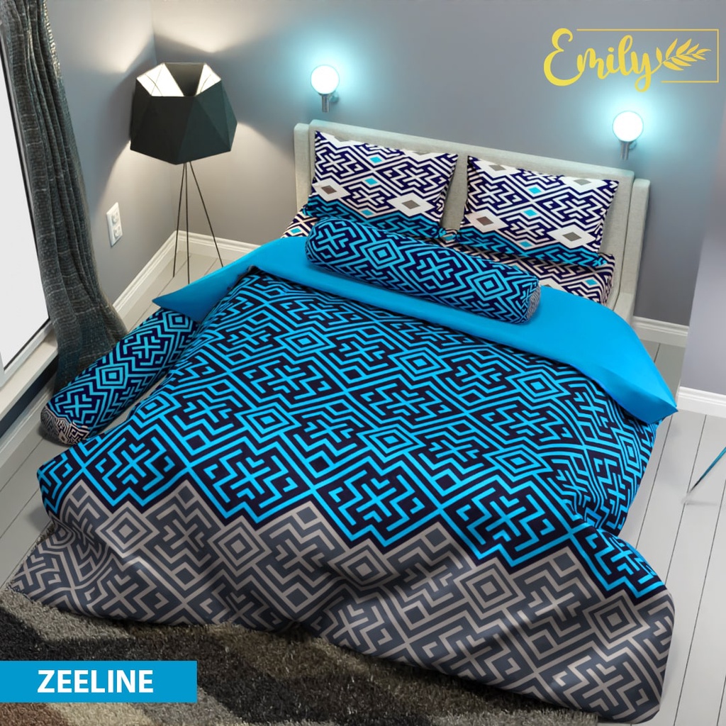 Sprei Homemade Micro Disperse Motif minimalis Zeeline dan trilogy tosca Tidur Nyenyak ukuran 100 120 160 &amp; 180