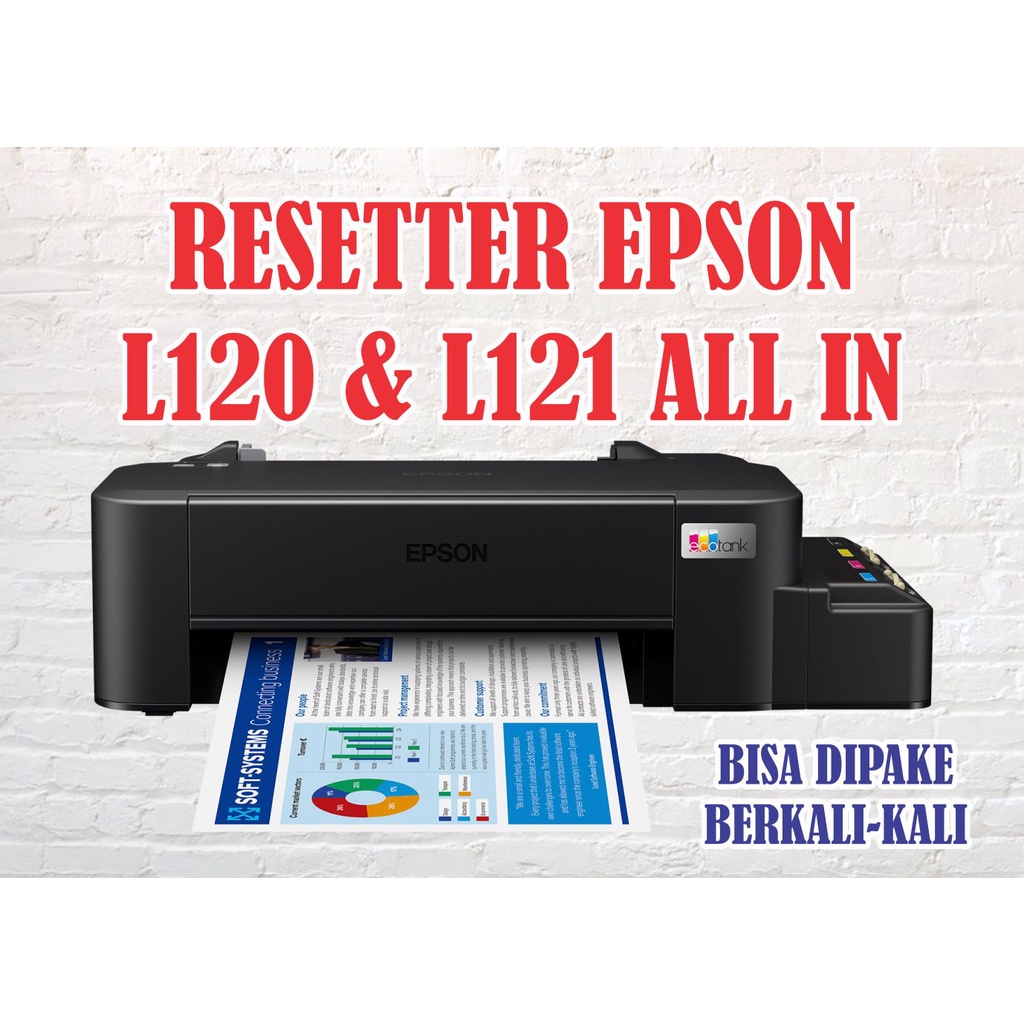 Jual RESETTER / RESET PRINTER EPSON L120 L121 Shopee Indonesia