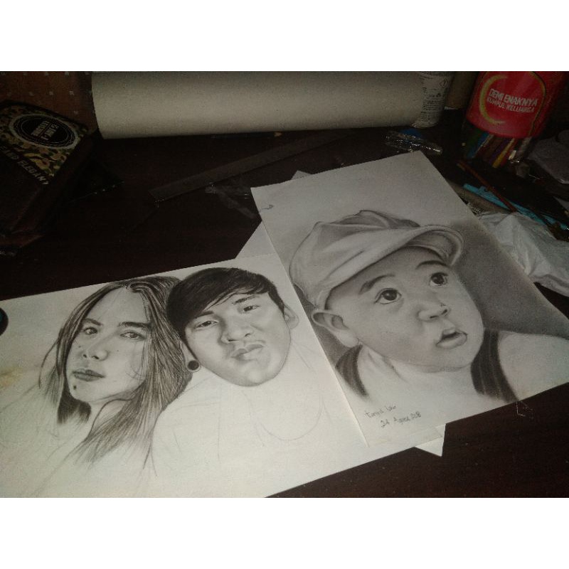 

Sketsa Wajah/ukuranA4