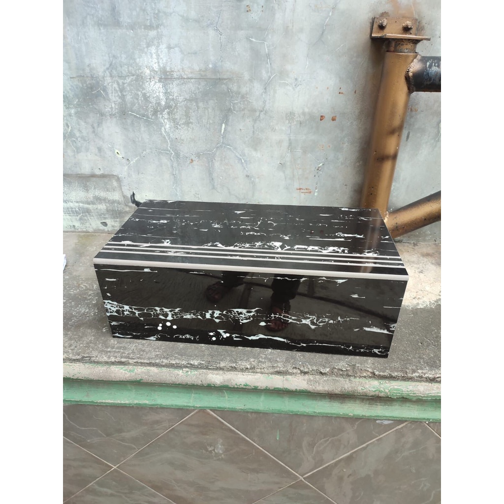 TANGGA GRANITE 30x60 20x60 OBSIDIAN BLACK / GLOSSY