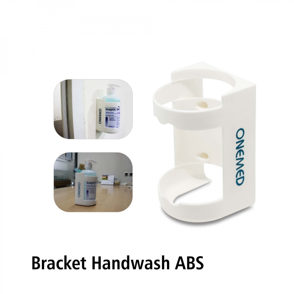 Bracket Dinding ABS Botol Antiseptik Onemed / Dudukan Hand Sanitizer Aseptic Onemed