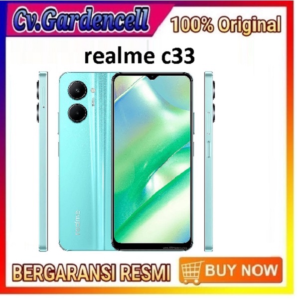 realme c33 ram 4/64gb garansi resmi