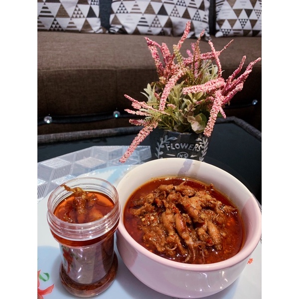 

Sambal Baby Cumi 150 ML Pedas Maximal