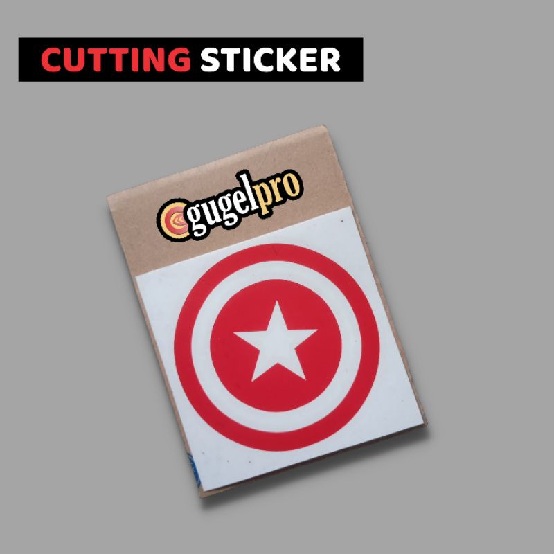 

sticker captain america sheild stiker laptop macbook