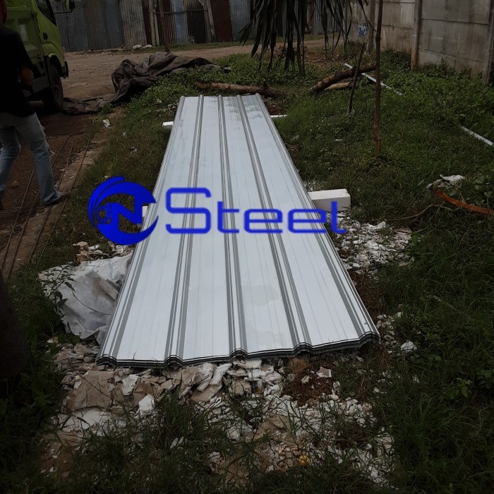 Atap Spandek Natural 0,45mm x 6M Trimdeck Silver