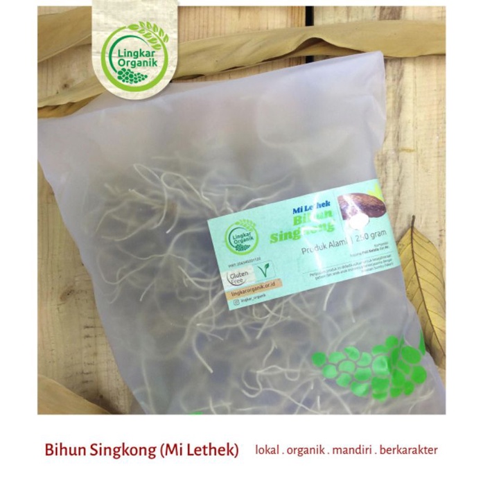 

Bihun Singkong,Mie Lethek Organik|Non GMO,Gluten Free|Mie Sehat Lingkar Organik|Banjarmasin