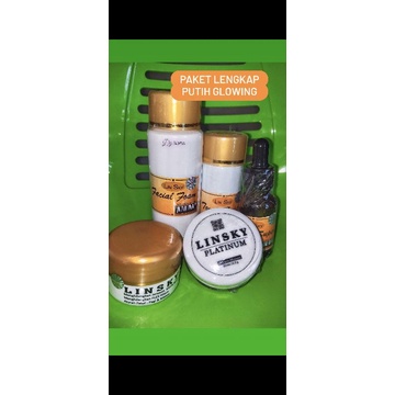 Linsky paket lengkap putih glowing
