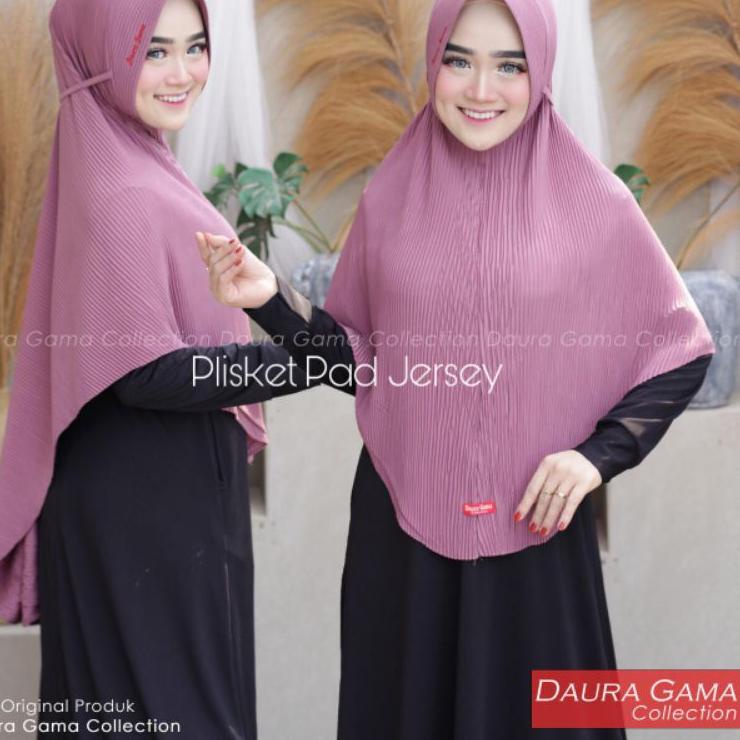 {TPS.18Oc22ᴬ} HIJAB INSTAN BERGO DG-02 PLISKET PAD JUMBO JERSEY BY DAURA GAMA