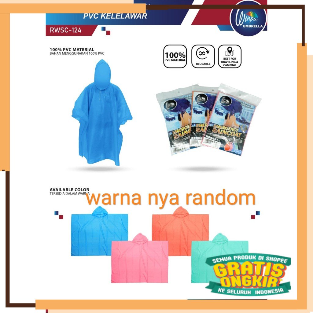 

MUSIM DINGIN MANTEL TEBAL jas hujan pvc kalong vtro kalong biasa