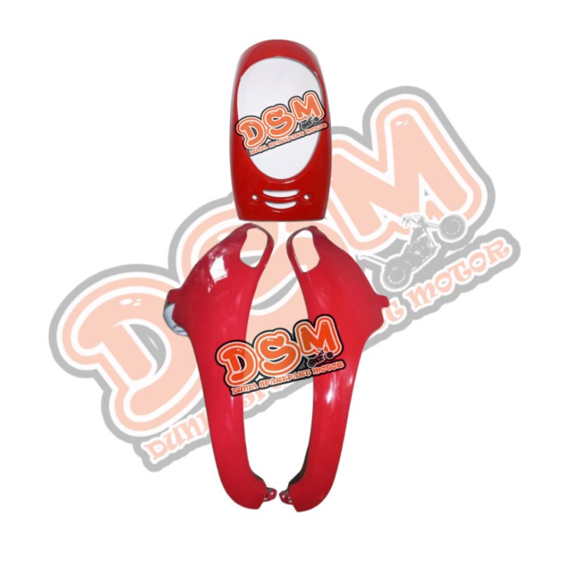 TAMENG PLUS SAYAP SCOOPY FI 2014 - 2016 MERAH CABE